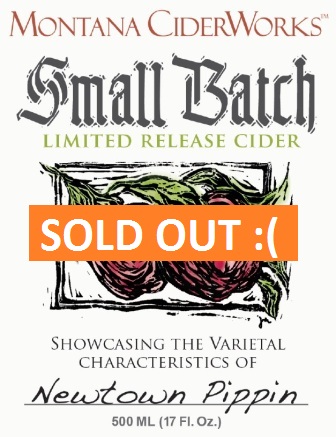 sold out :( Small Batch Limited Release Cider